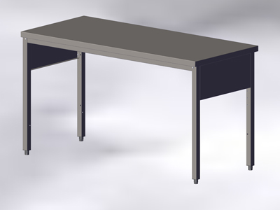 Without Wall-side Panel and Bottom Shelf